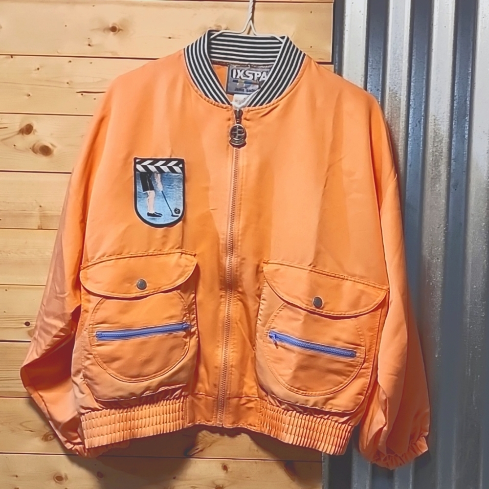 JAMIE SADOCK RETRO VINTAGE GOLF JACKET IXSPA 2000 Size Small